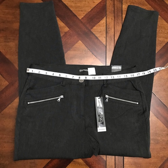 Express skinny mid rise stretch pants leggings - Picture 8 of 10